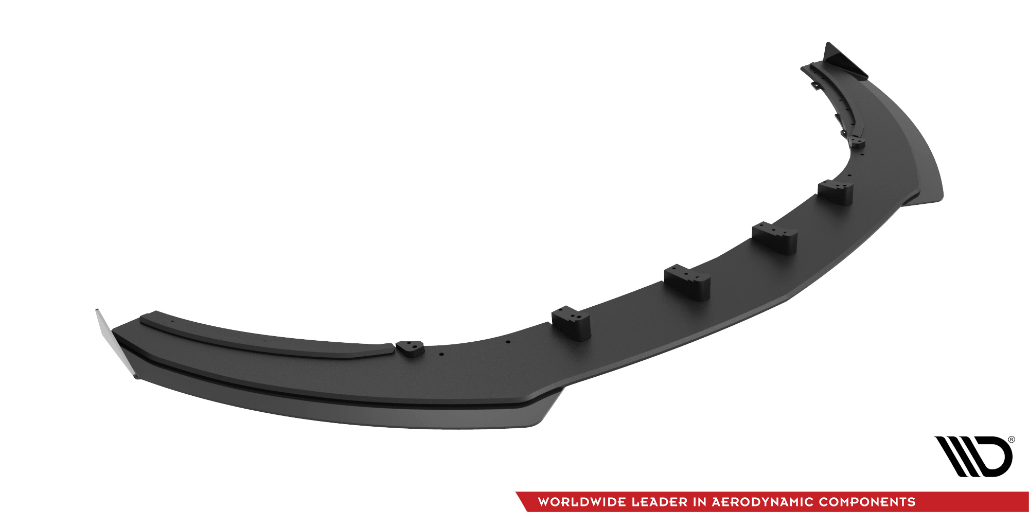 Street Pro Spoilerlippe Front Ansatz + Flaps V.1 passend für Opel Astra GTC OPC-Line J schwarz Hochglanz