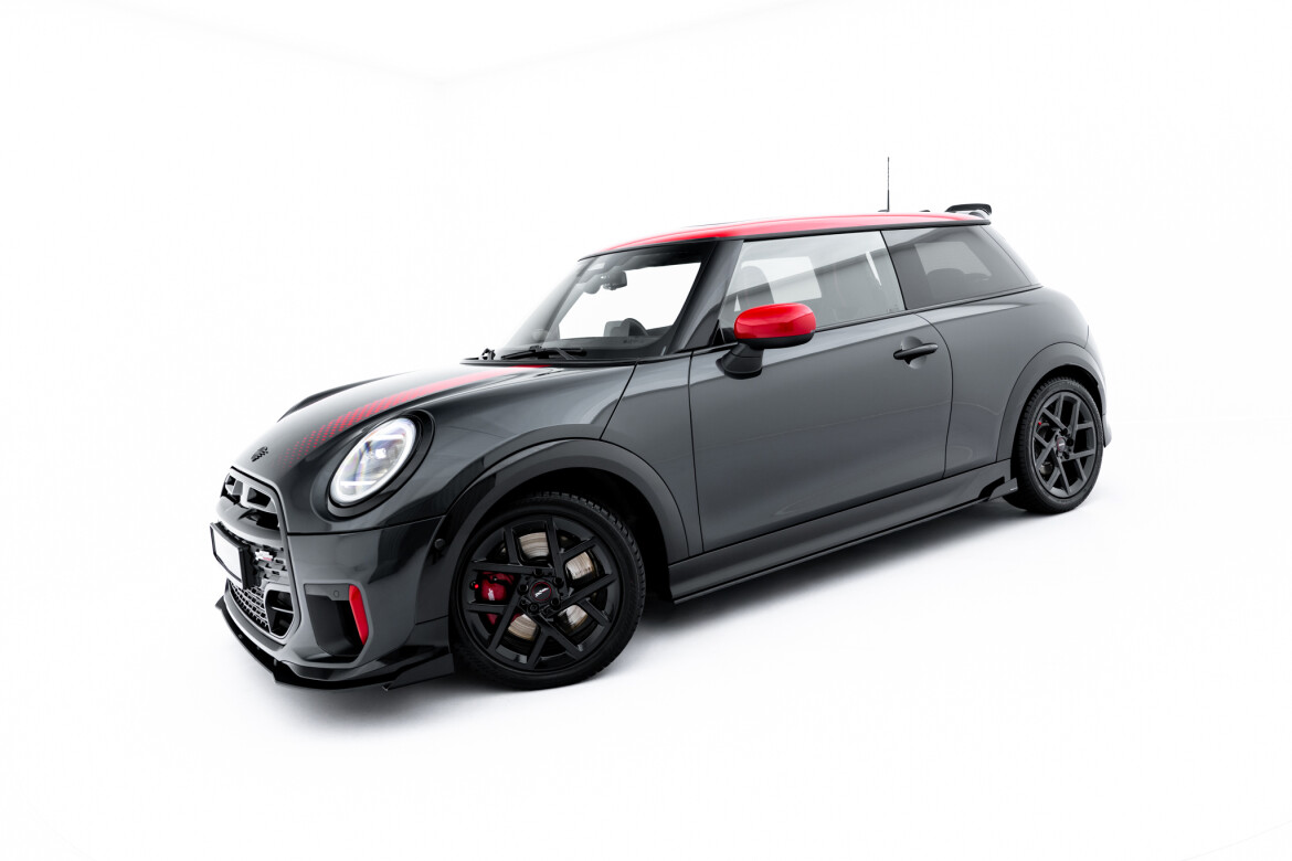 Seitenschweller Flaps passend für Mini Cooper John Cooper Works F65 schwarz Hochglanz