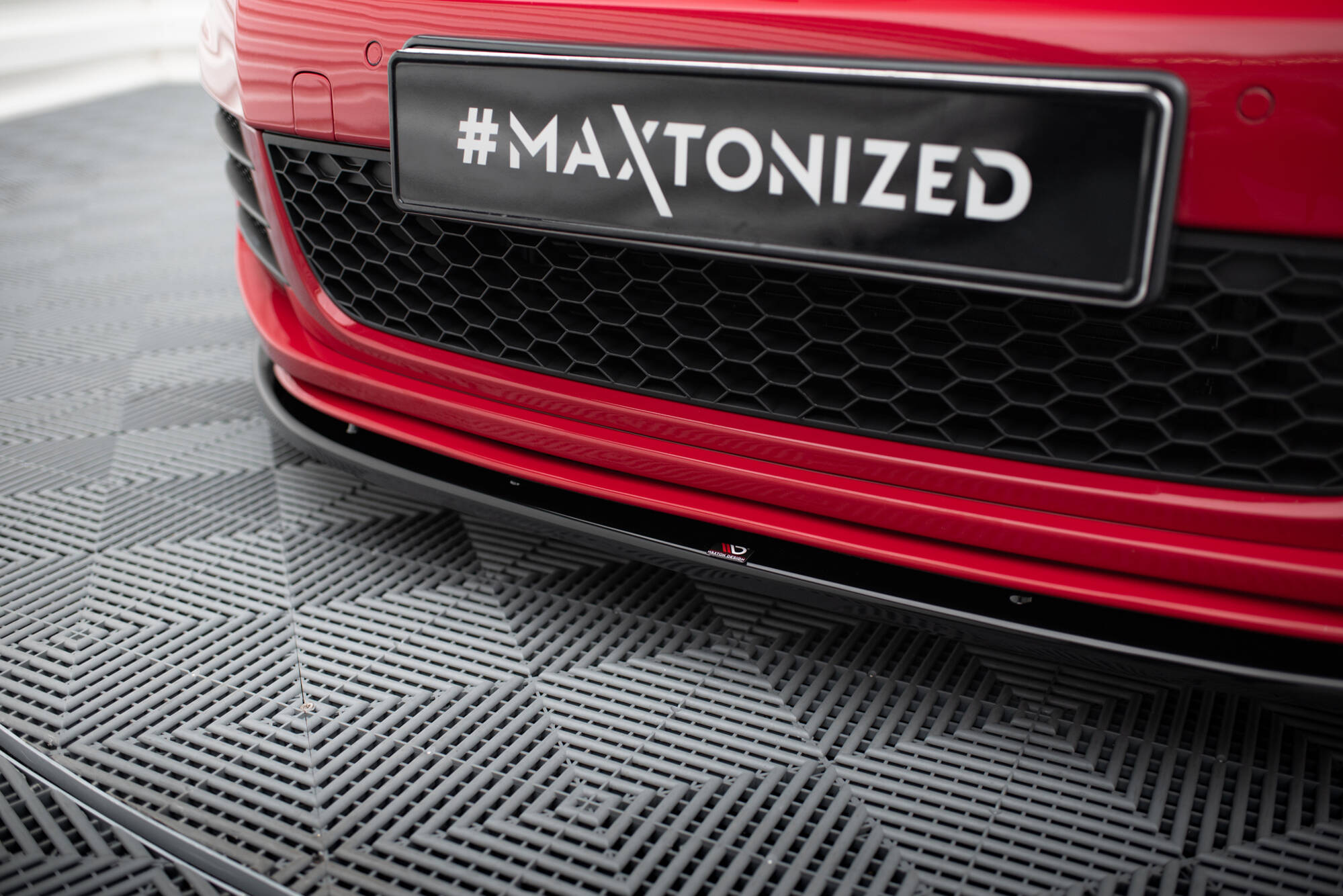 Front Ansatz für VER.2 VW GOLF 6 GTI schwarz Hochglanz
