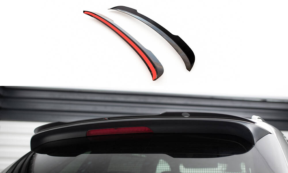 Spoiler CAP für BMW X5 E70 Facelift M Paket schwarz Hochglanz