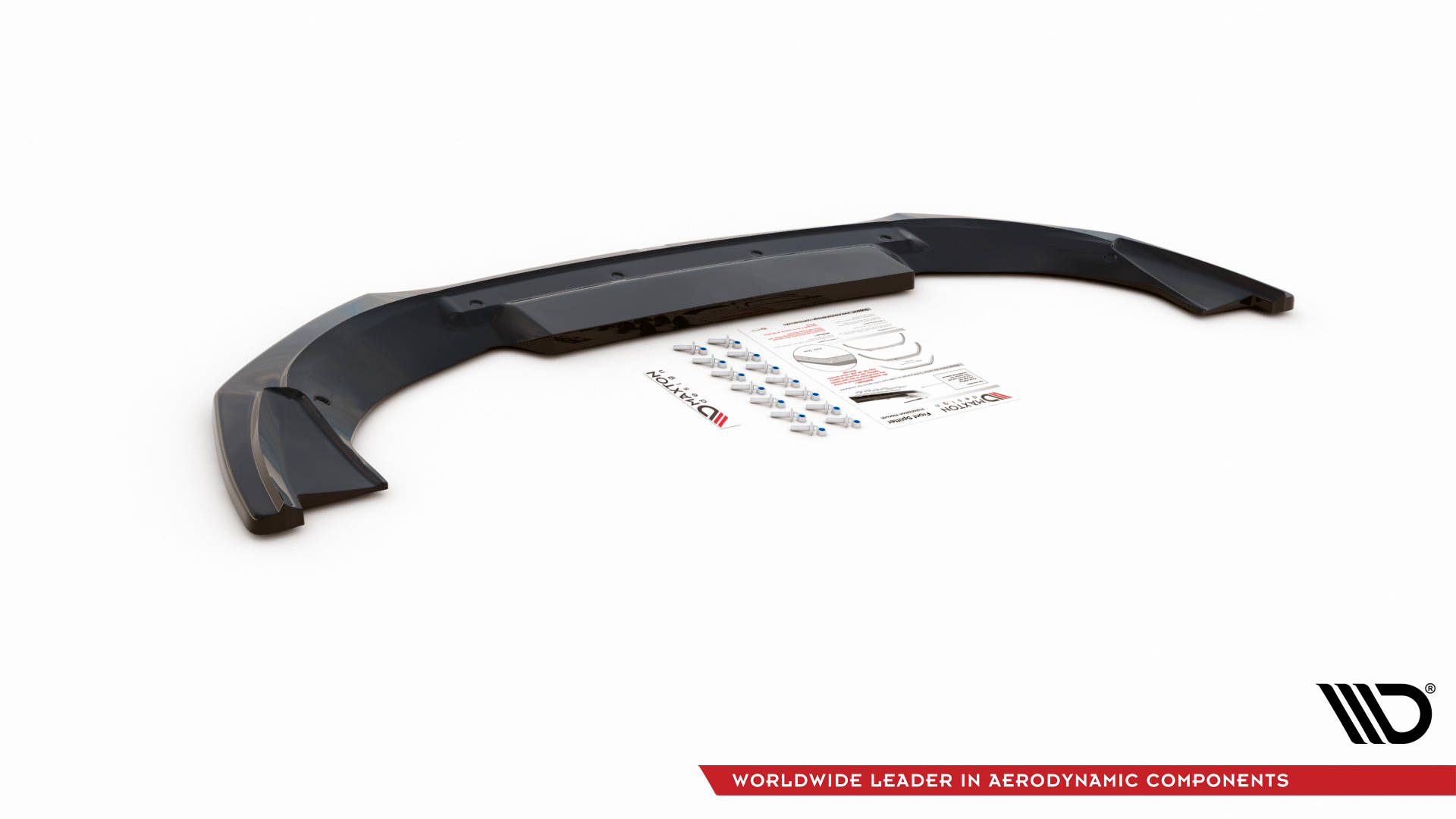 Frontlippe passend für ABARTH 595 Mk1 FL schwarz Hochglanz