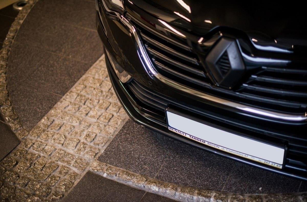 Street+ Spoilerlippe Front Ansatz passend für Renault Talisman schwarz Hochglanz
