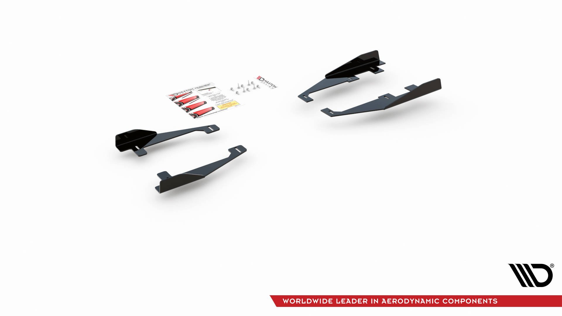 Seitenschweller Flaps passend für VW Arteon R-Line Limousine / Shooting Brake Mk1 schwarz Hochglanz