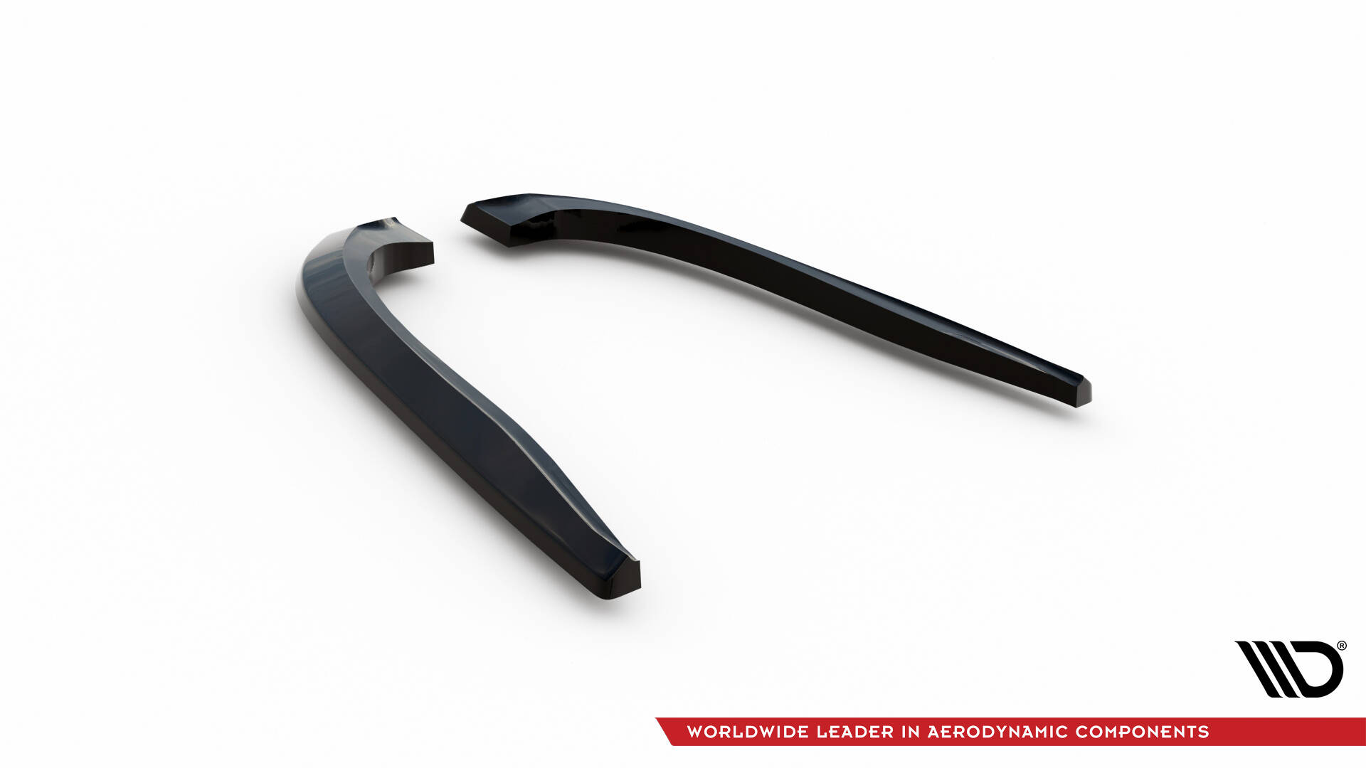 Diffusor Flaps V.2 passend für Infiniti Q50 S Mk1 schwarz Hochglanz