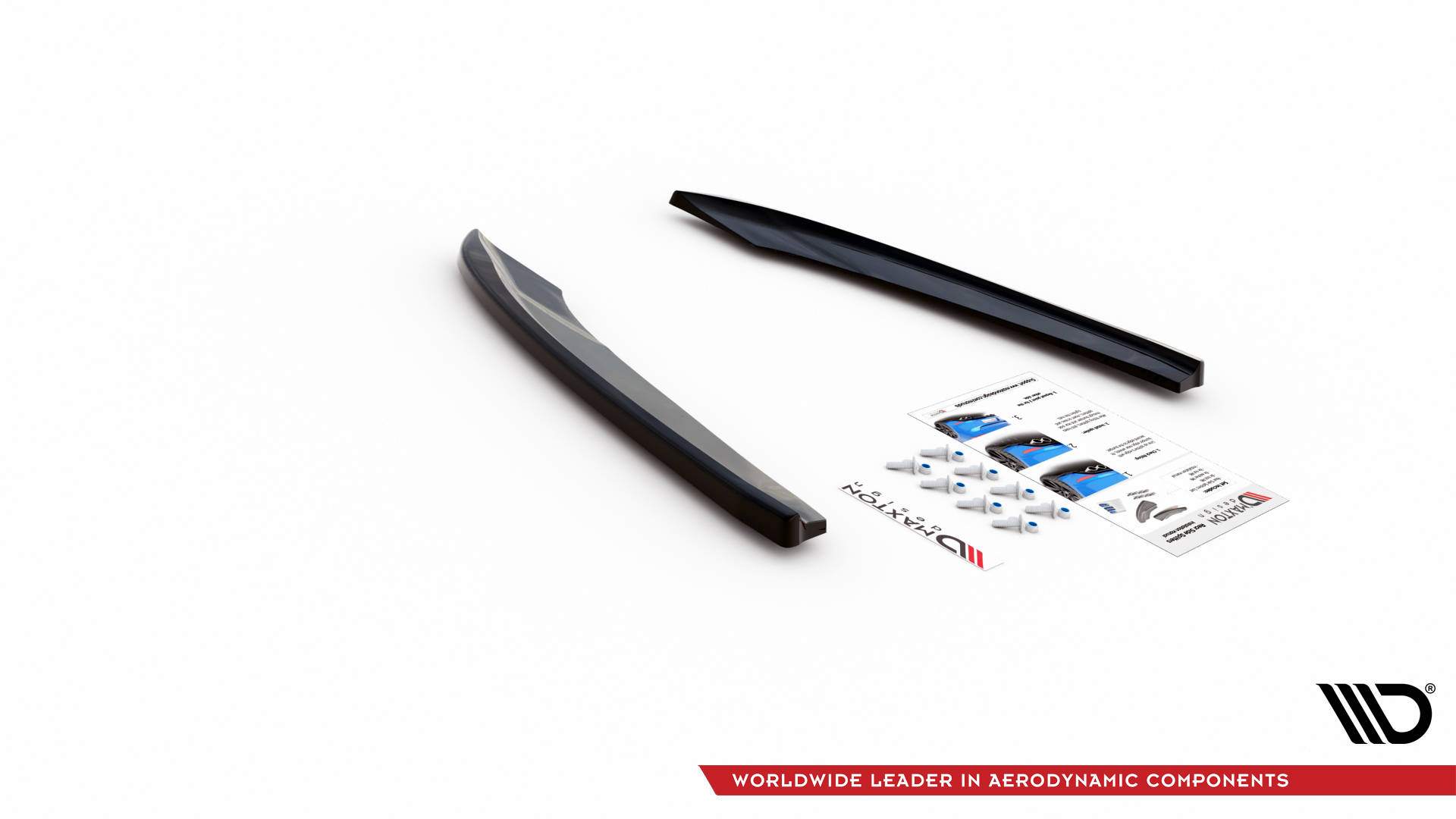 Diffusor Flaps V.1 passend für CUPRA Leon ST Mk1 FL schwarz Hochglanz