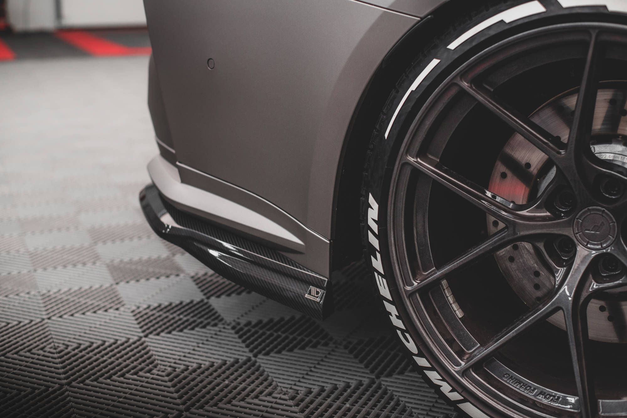 Carbon Fiber Heck Ansatz Flaps passend für BMW M4 G82 / G82 FL