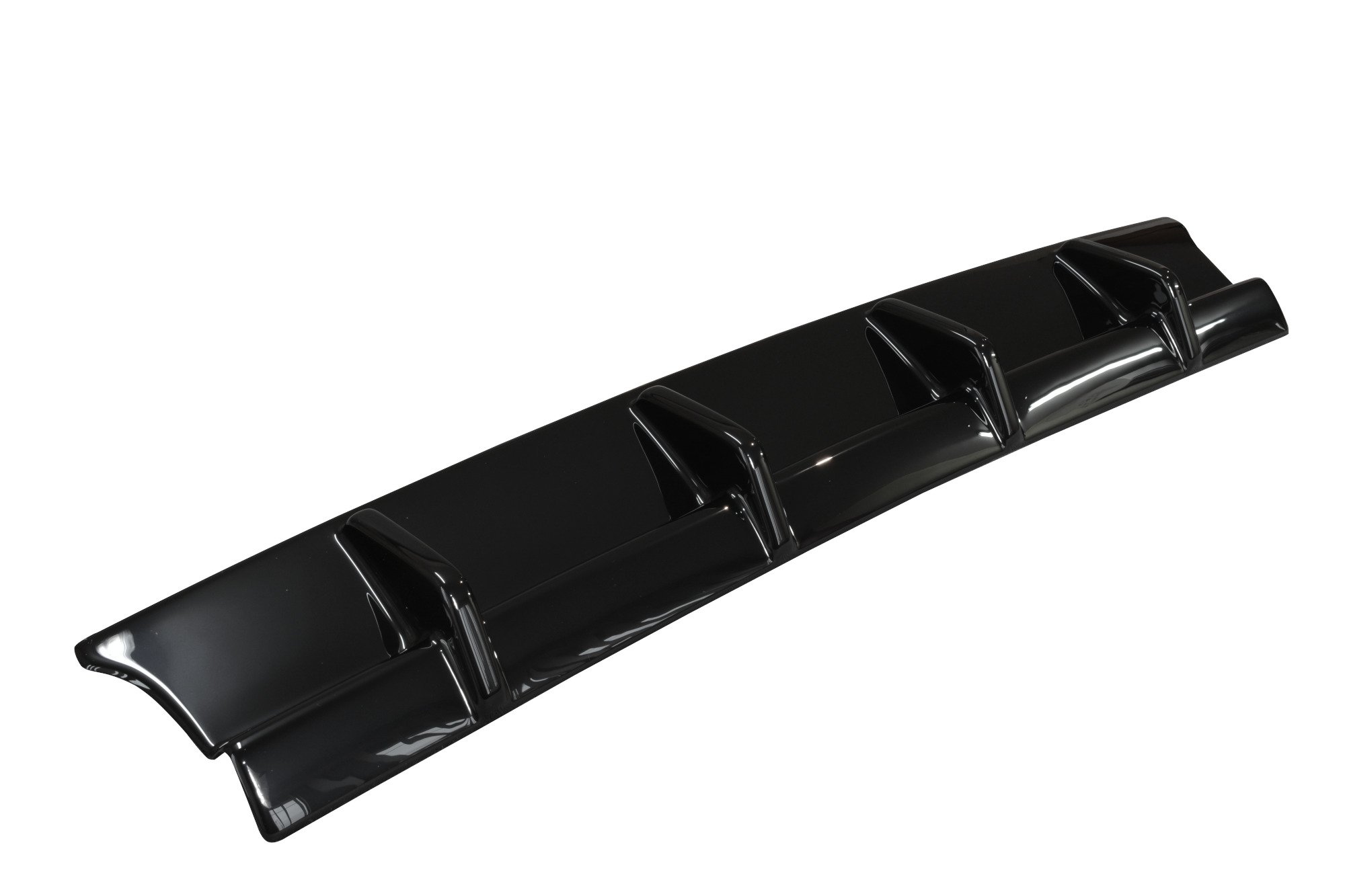 Diffusor Heck Ansatz für Mercedes E63 AMG W212 schwarz Hochglanz