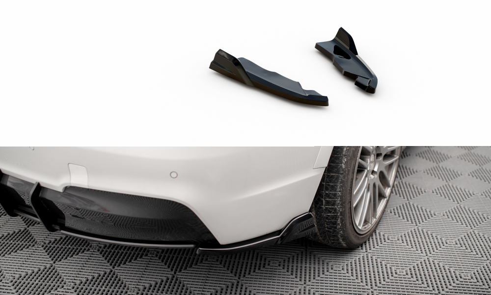 Street+ Heck Ansatz Flaps passend für BMW X3 M-Paket F25 schwarz Hochglanz