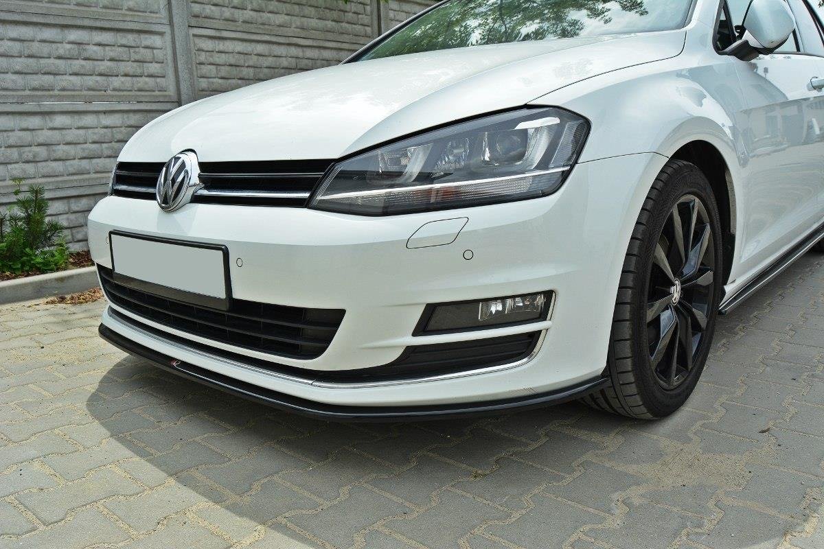 Front Ansatz für VW Golf Mk7 schwarz Hochglanz