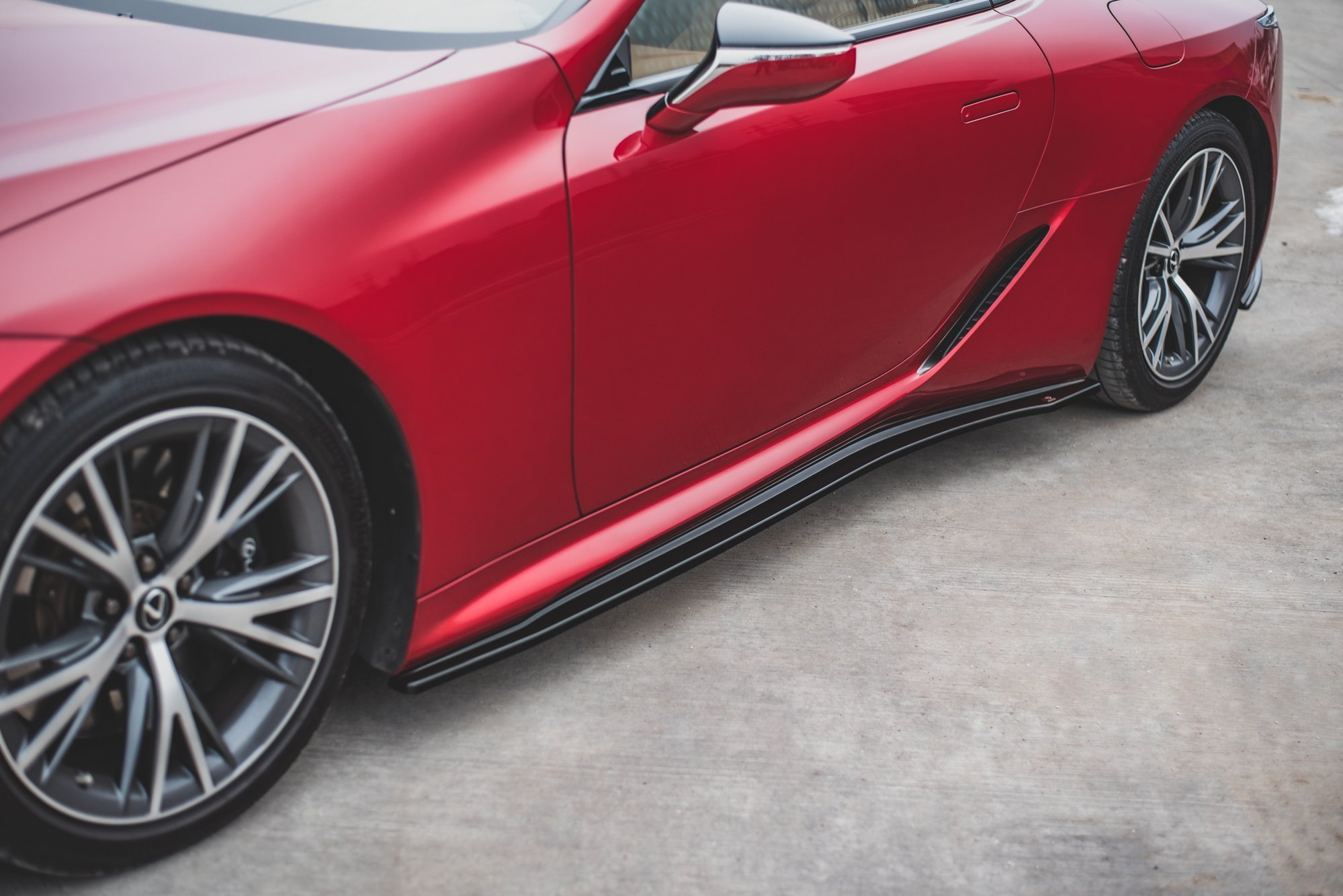 Street+ Seitenschweller Leisten passend für Lexus LC 500 Carbon Look