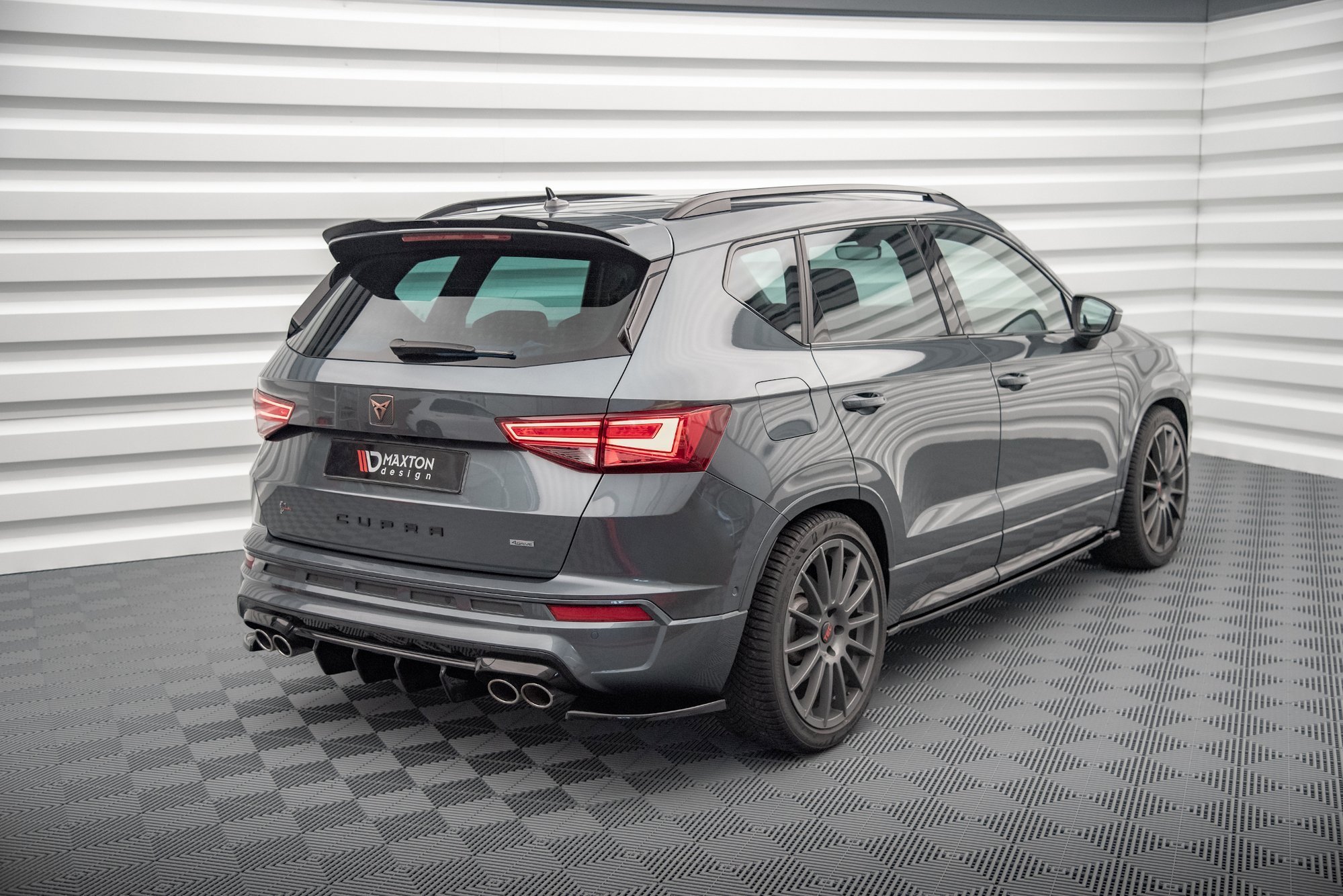 Diffusor Flaps passend für CUPRA Ateca Mk1 / Mk1 FL schwarz Hochglanz