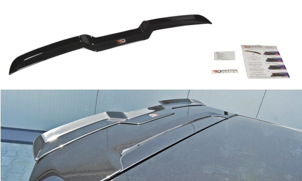 Heckspoiler Lippe passend für ABARTH Punto Evo schwarz Hochglanz