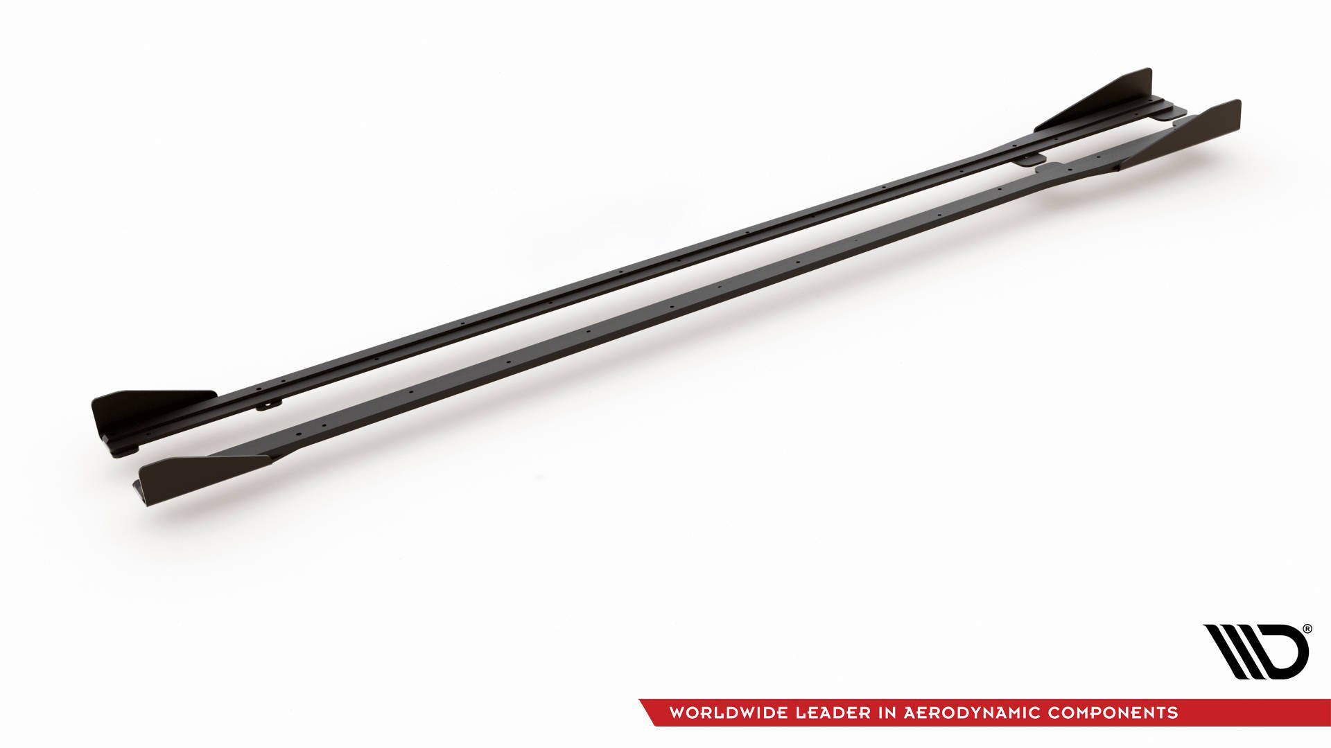 Street Pro Seitenschweller Leisten + Flaps passend für VW Golf R / R-Line Mk7 FL schwarz Hochglanz