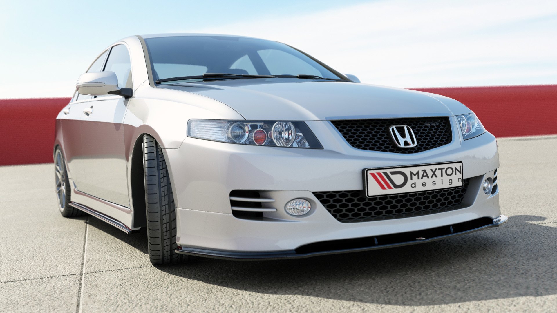 Street+ Seitenschweller Leisten passend für Honda Accord VII TYPE-S schwarz Hochglanz