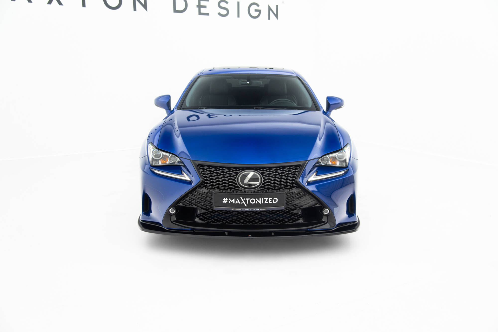 Front Ansatz V.1 für Lexus RC Mk1 schwarz Hochglanz