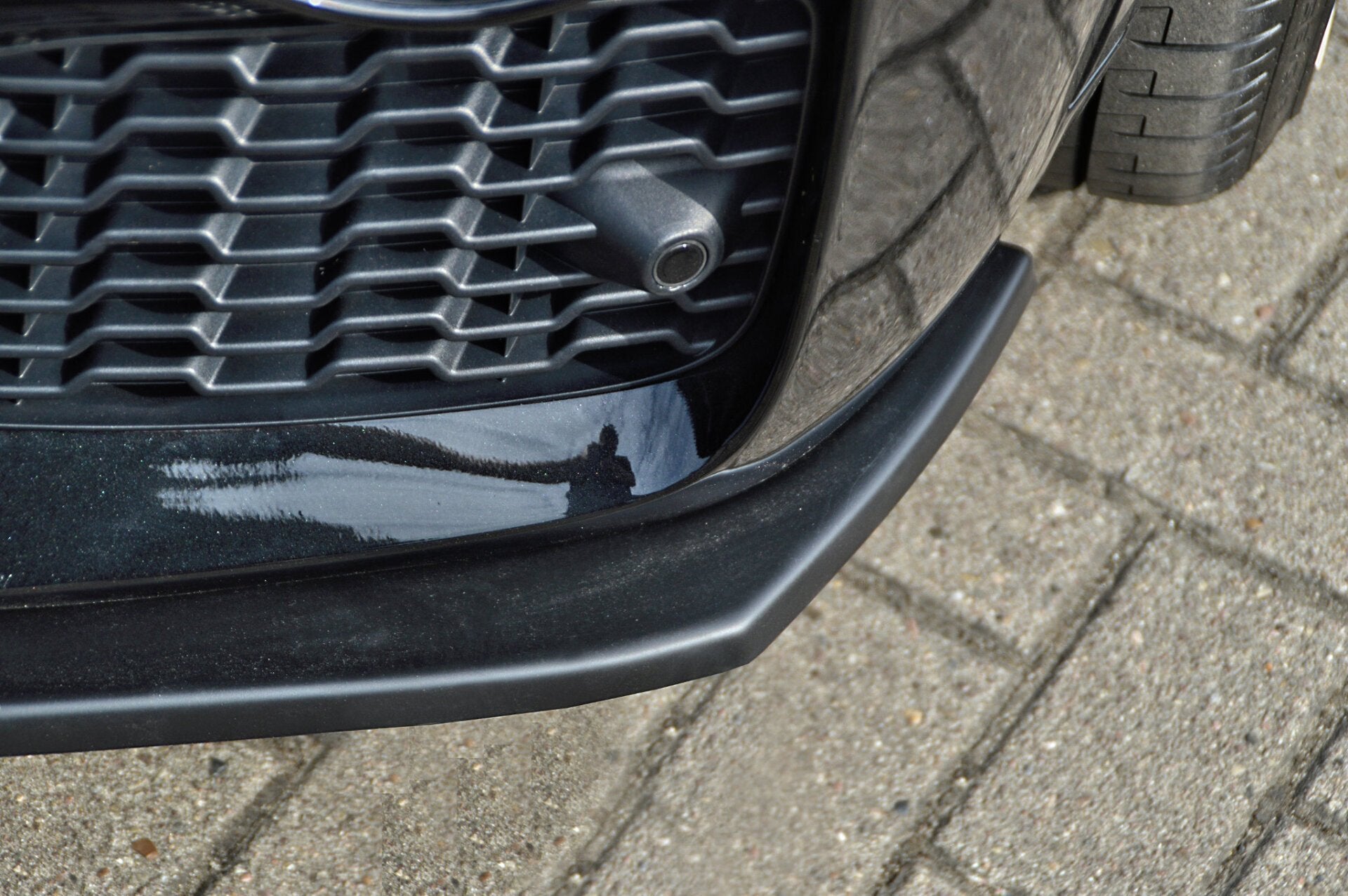 Cup Frontspoilerlippe für BMW X3/X4 F25 F26 mit M-Paket Schwarz Glanz