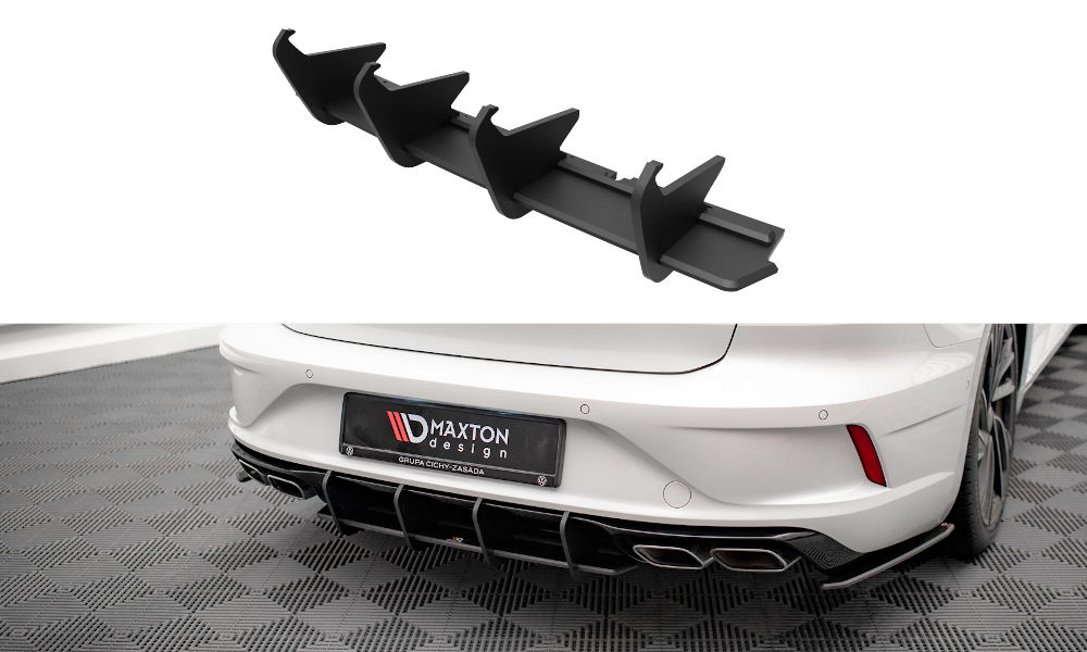 Street Pro Heckschürze Heck Ansatz Diffusor passend für VW Arteon R Limousine / Shooting Brake Mk1 Faceift