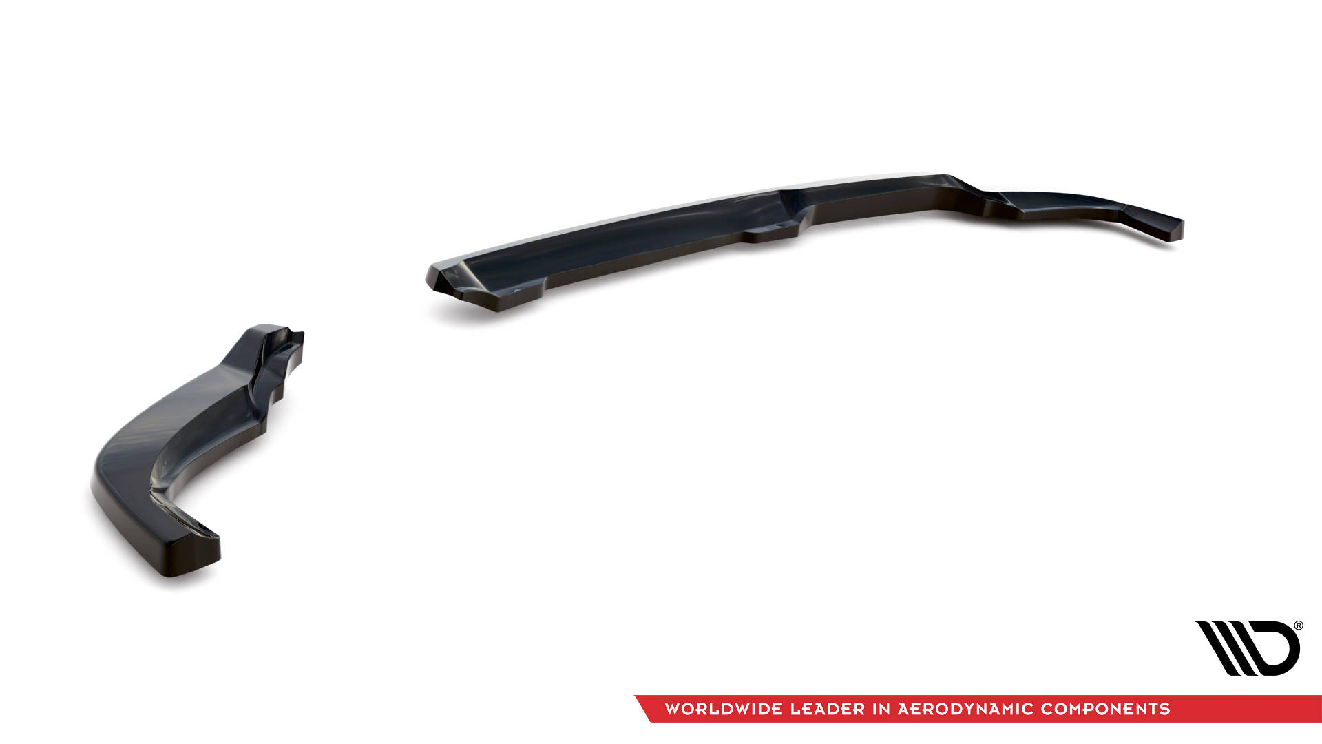 Street+ Heck Ansatz Flaps passend für Peugeot 208 GTi Mk1 schwarz Hochglanz