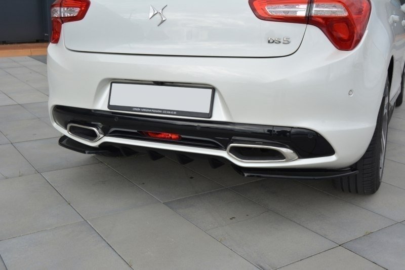 Street+ Heck Ansatz Flaps passend für CITROEN DS5 FL PREFACE schwarz matt
