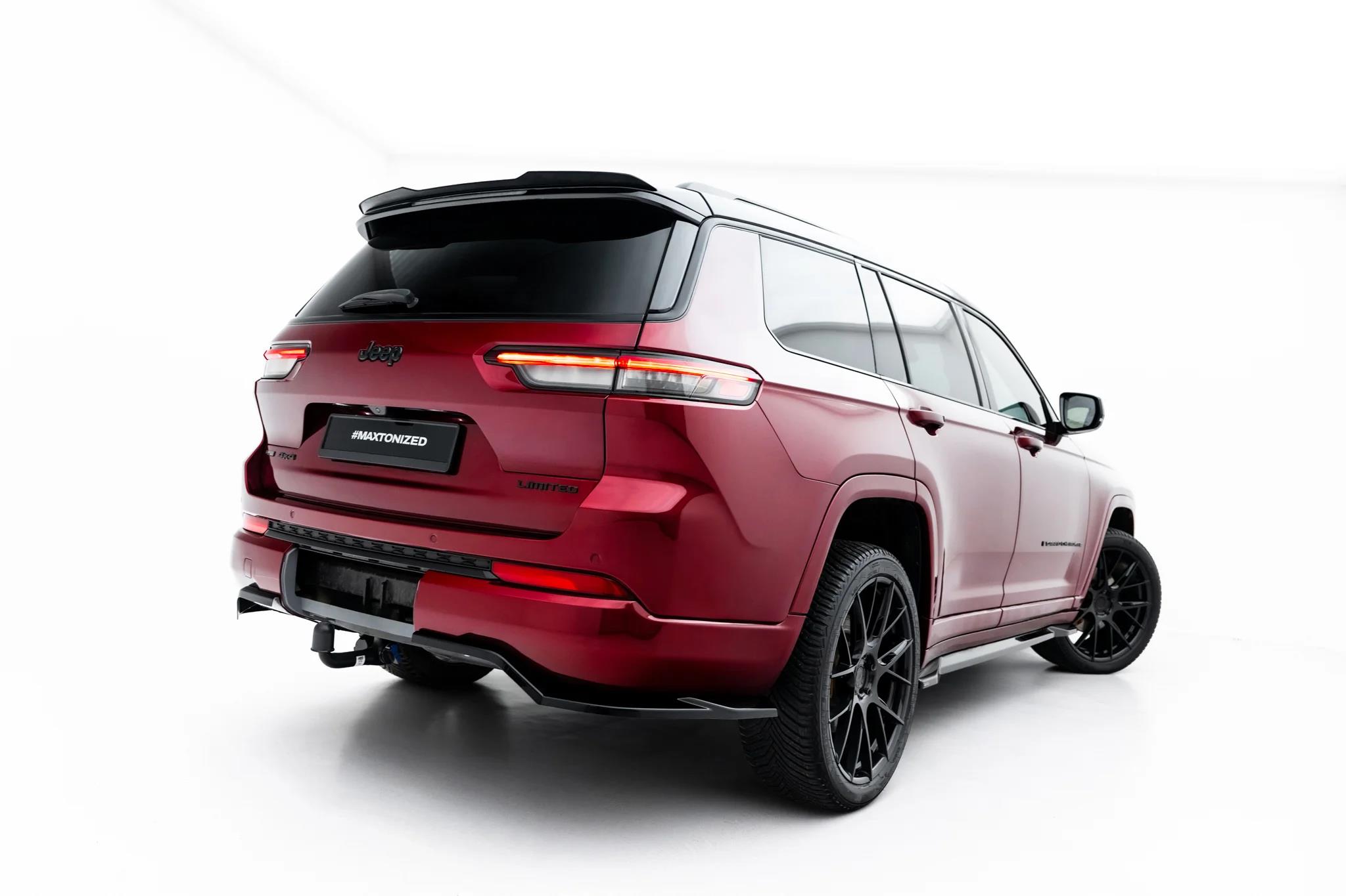 Diffusor Heckansatz passend für Jeep Grand Cherokee L Mk5 schwarz Hochglanz