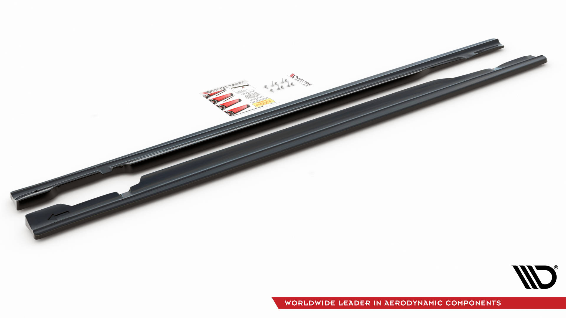 Seitenschweller Ansatz für MERCEDES- BENZ C43 AMG W205 Carbon Look