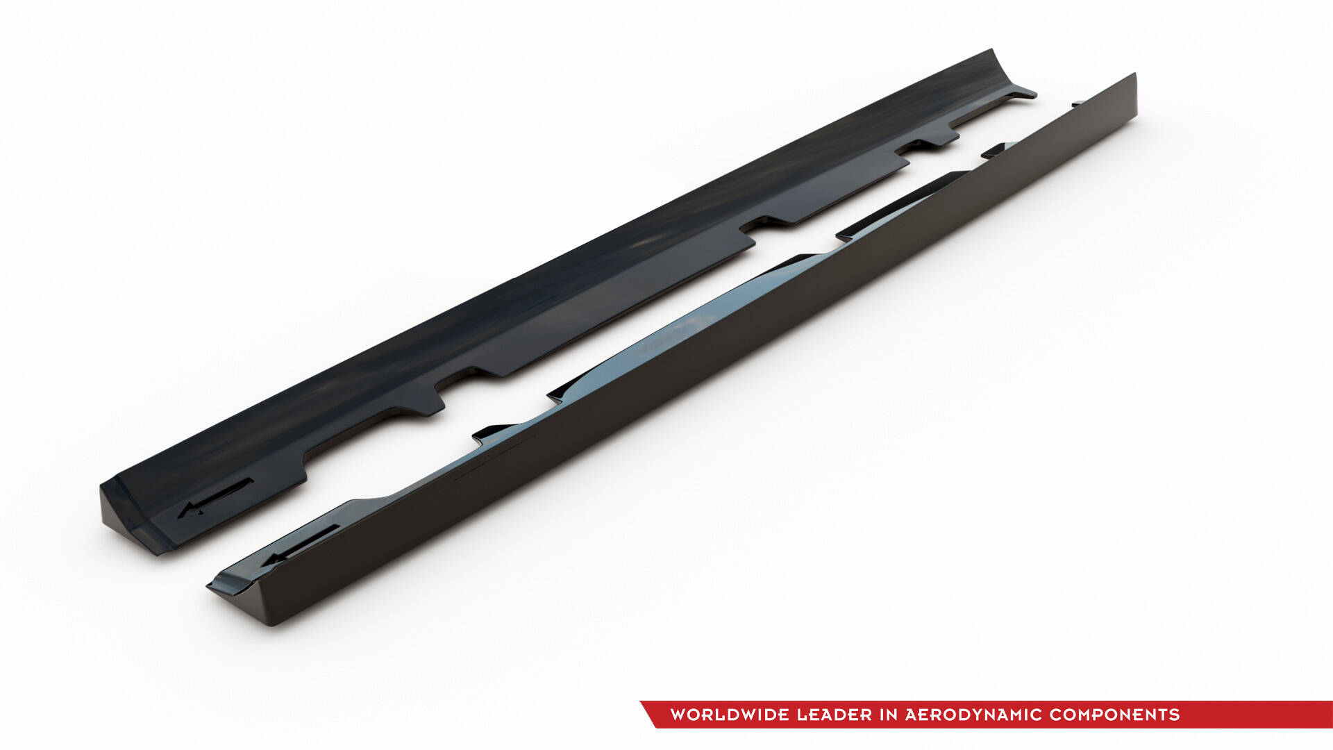 Seitenschweller Ansatz V.2 für Ford Fiesta Mk8 ST / ST-Line schwarz Hochglanz
