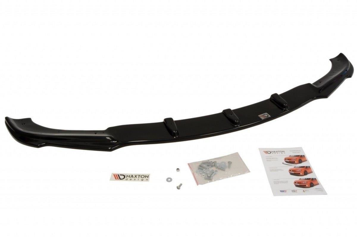 Street+ Spoilerlippe Front Ansatz passend für BMW 3er E46 COMPACT schwarz Hochglanz
