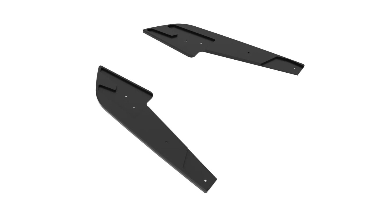 Diffusor Flaps passend für Audi S5 Coupe F5 roter Kern