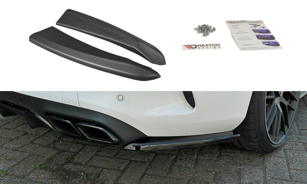 Street+ Heck Ansatz Flaps passend für Mercedes C-Klasse C205 63 AMG Coupe schwarz Hochglanz
