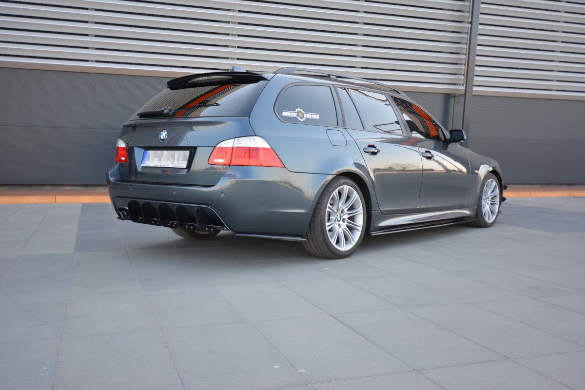 Diffusor Heck Ansatz für Heckschürze für BMW 5er E61 TOURING WAGON M Paket