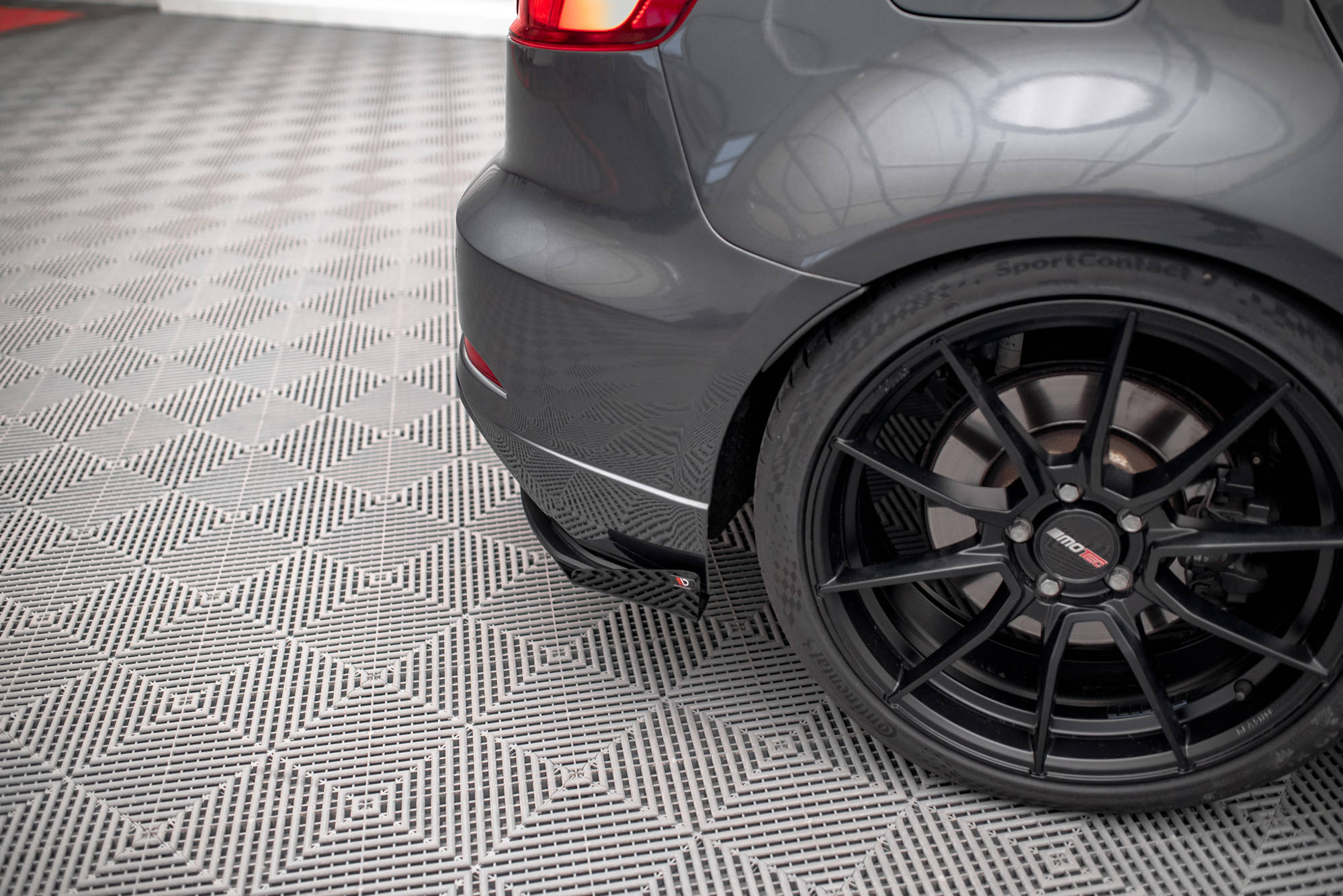 Street Pro Heck Ansatz Flaps passend für Audi S3 Sportback 8V FL schwarz Hochglanz