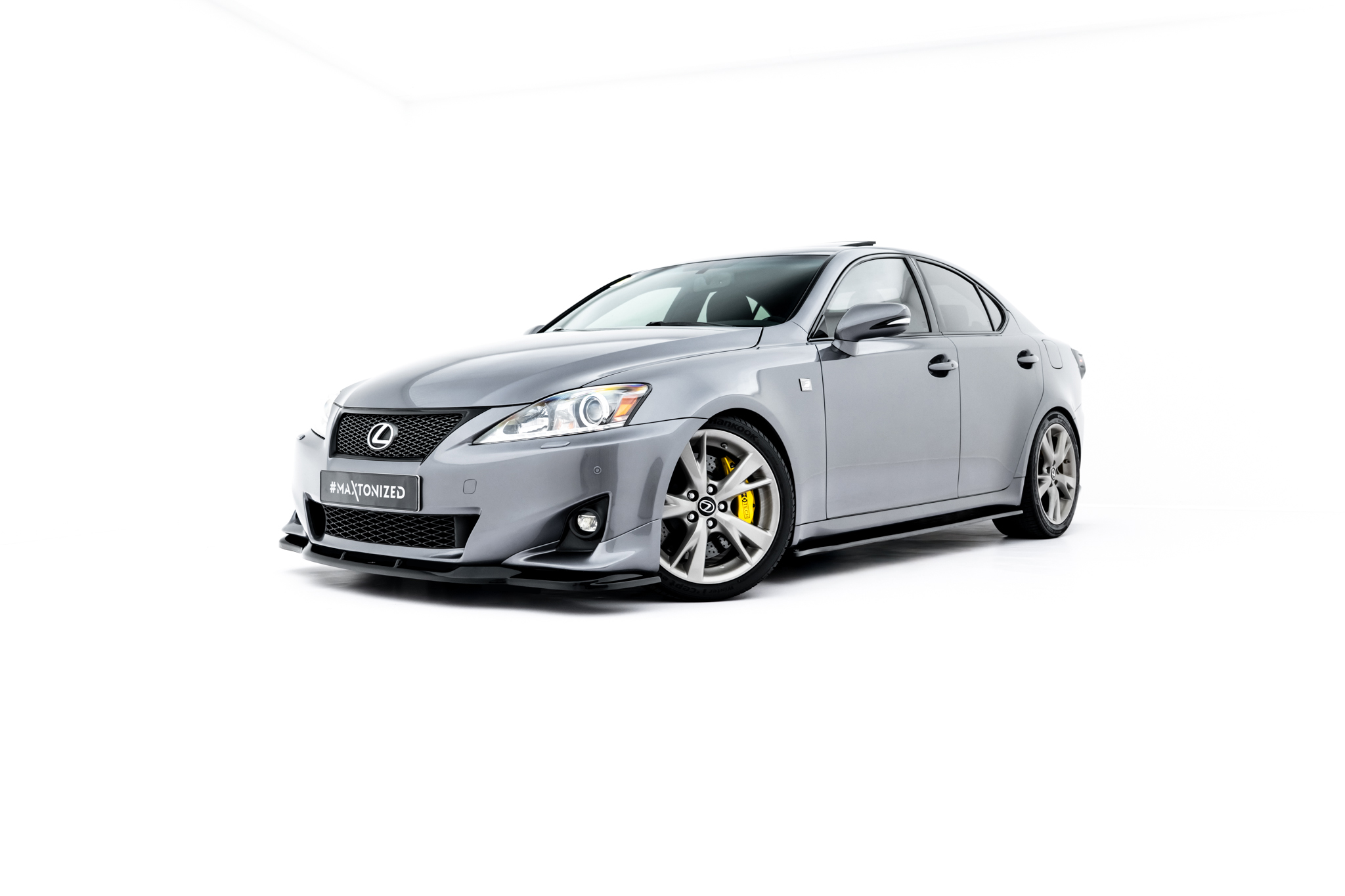Street+ Spoilerlippe Front Ansatz passend für Lexus IS F-Sport Mk2 XE20 FL schwarz Hochglanz