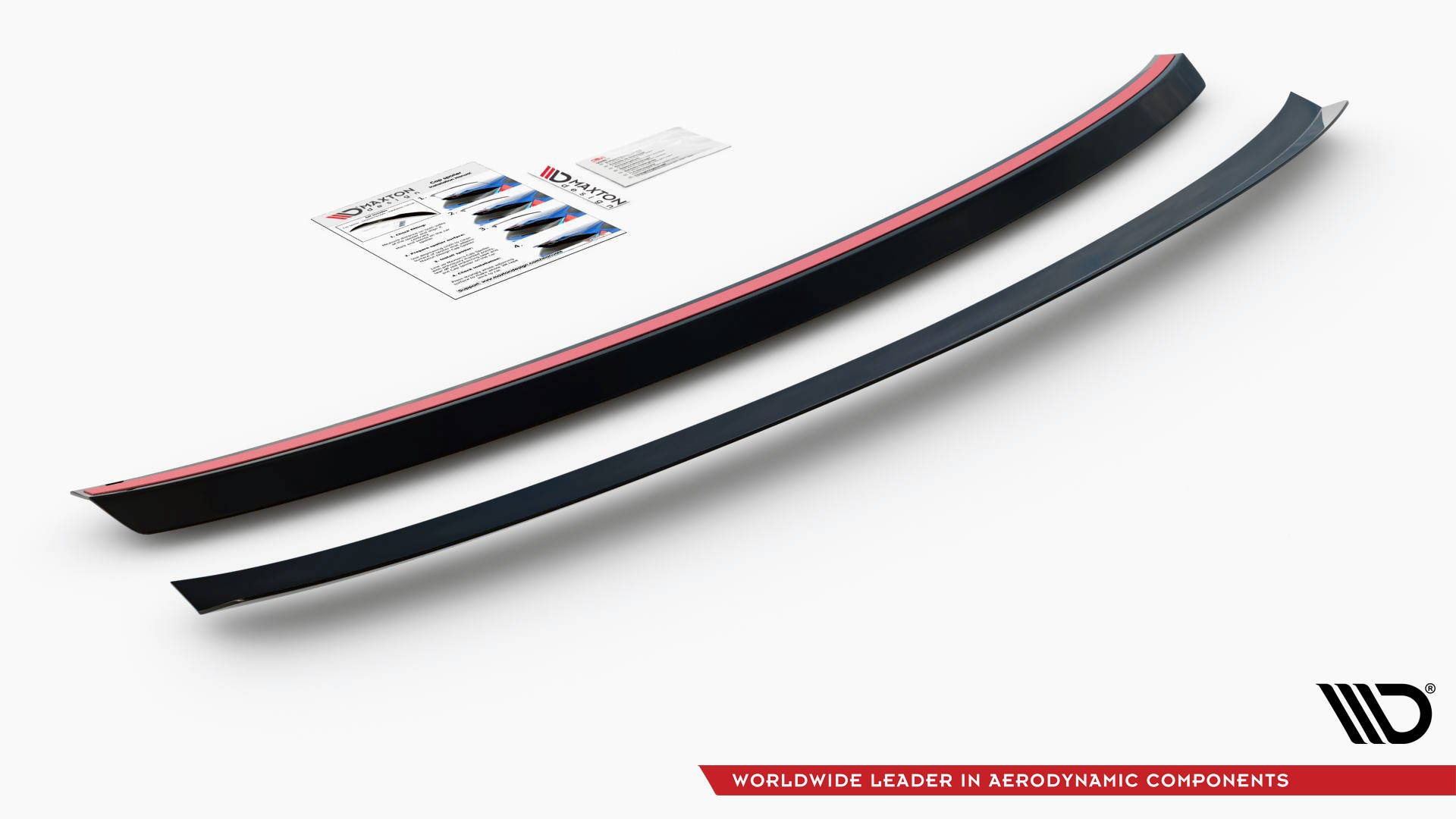 Heck Spoiler Aufsatz Abrisskante passend für BMW 7 G11 / G12 schwarz Hochglanz