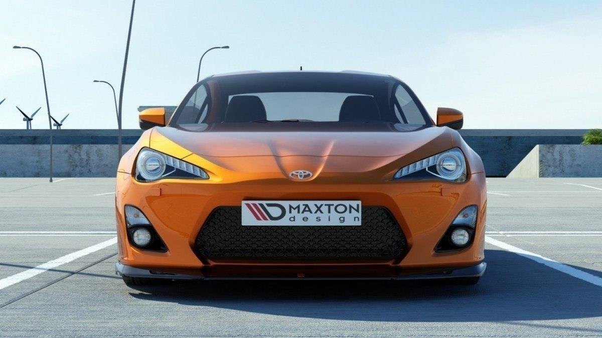Street+ Spoilerlippe Front Ansatz passend für Toyota GT86 schwarz Hochglanz