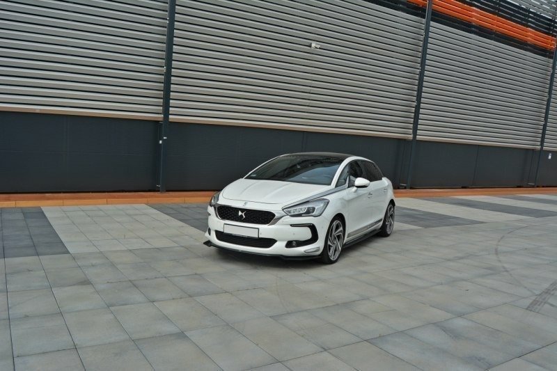 Street+ Spoilerlippe Front Ansatz V.1 passend für Citroen DS5 schwarz Hochglanz