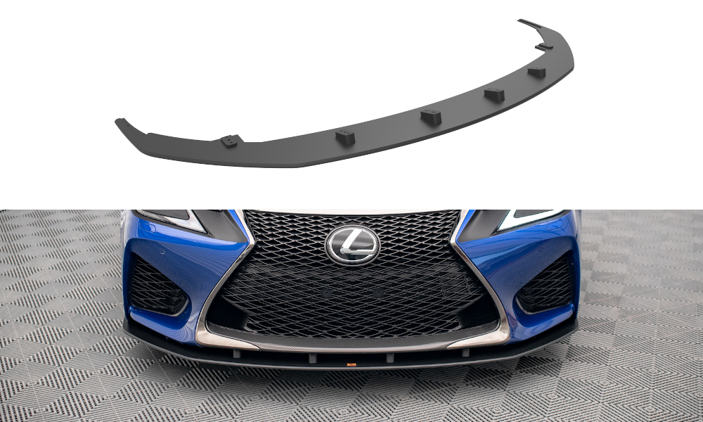 Street Pro Spoilerlippe Front Ansatz passend für Lexus GS F Mk4 FL rot