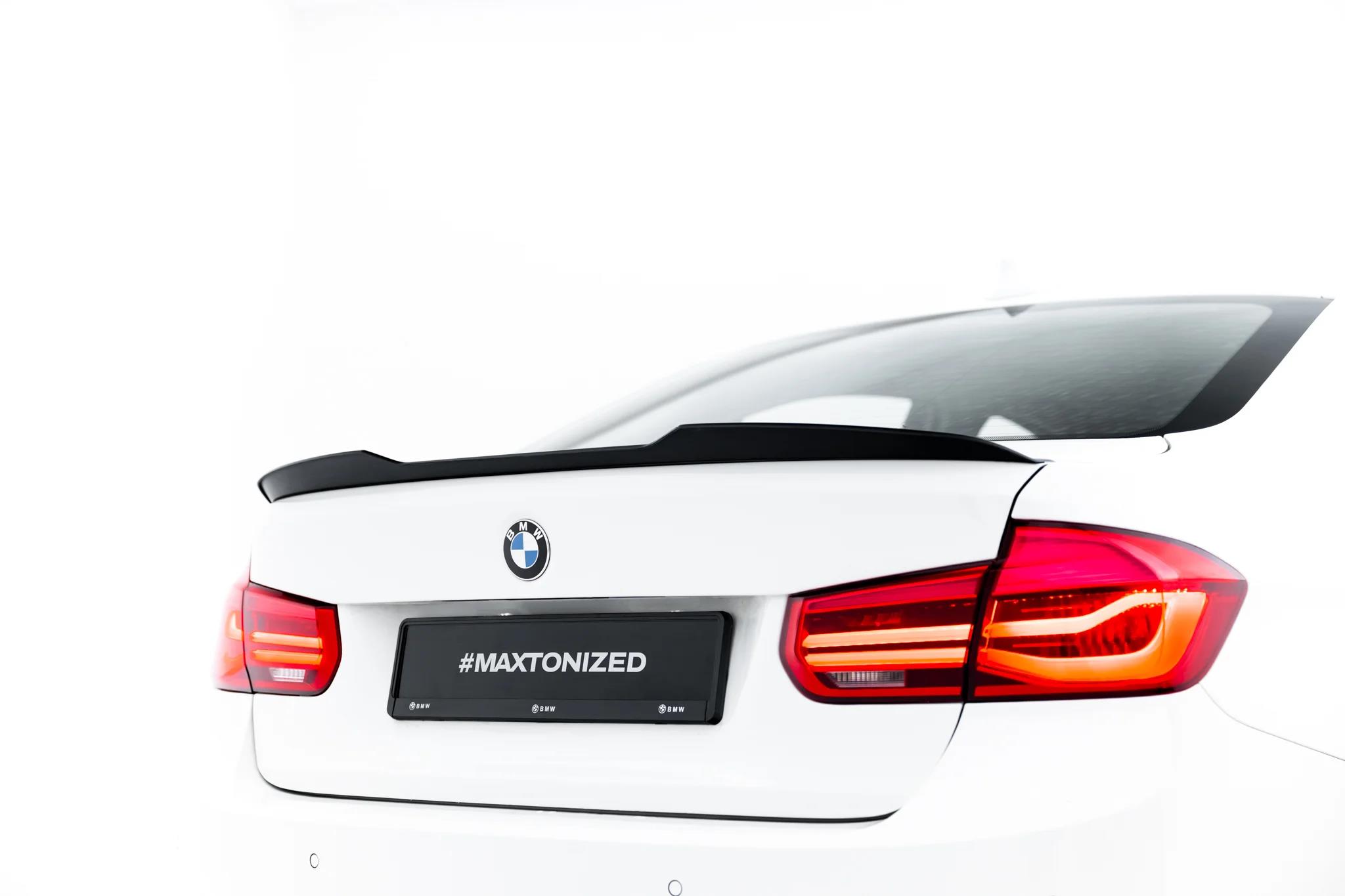 Heckspoiler Lippe passend für BMW 3er Sportline Limousine F30 schwarz Hochglanz