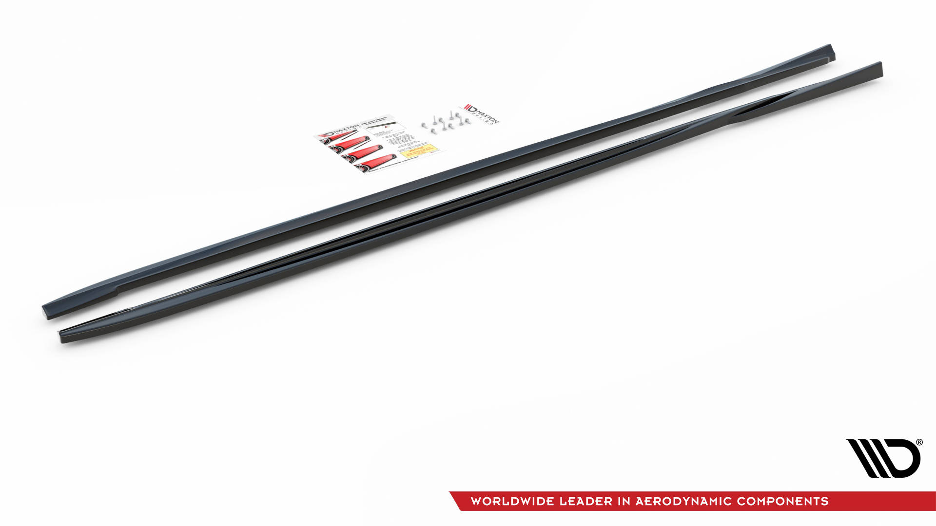 Street+ Seitenschweller Leisten passend für Volvo V70 Mk3 Carbon Look