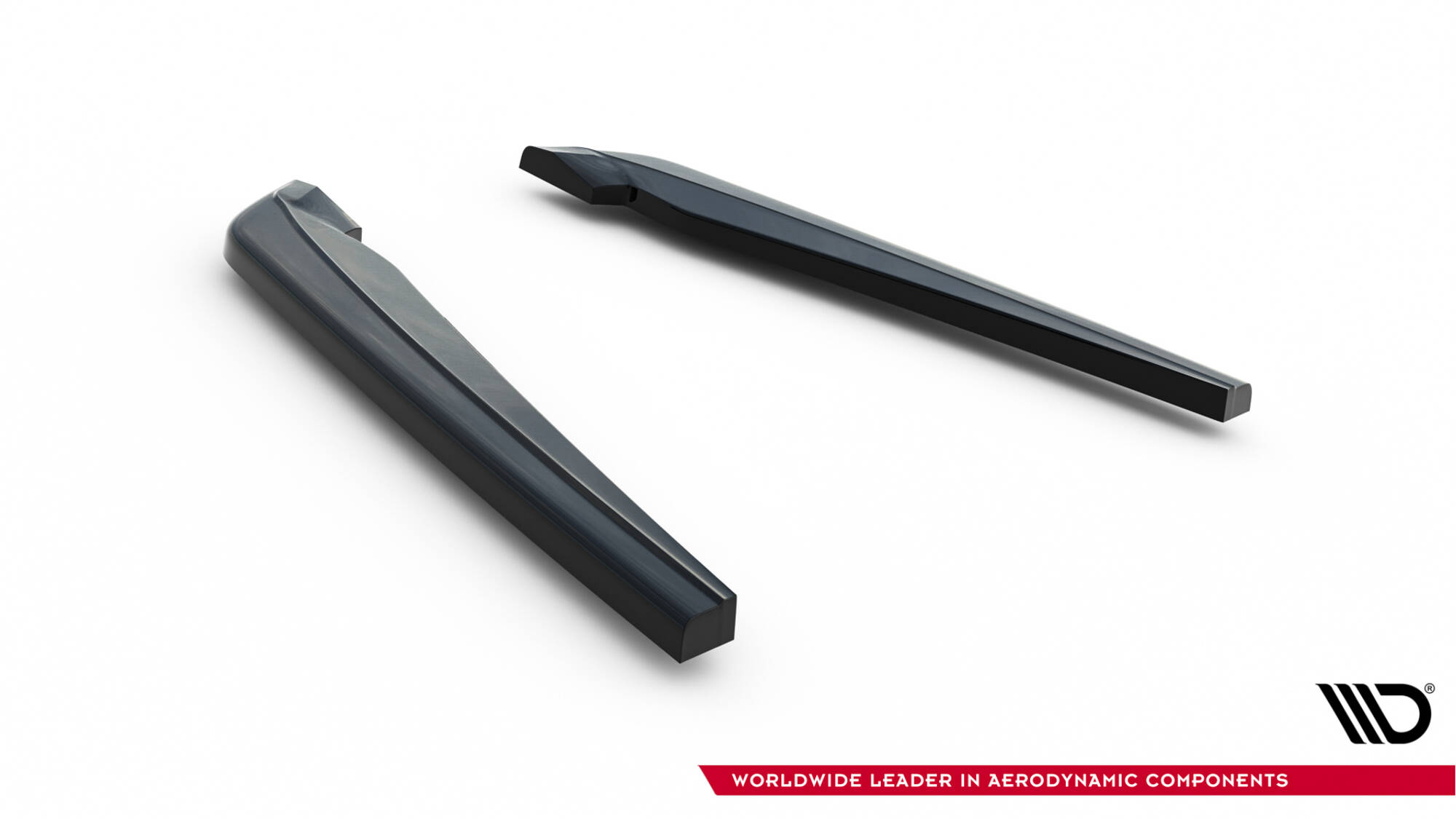 Heck Ansatz Flaps Diffusor V.1 für Audi A6 / A6 C7 S-line/ S6 C7 Facelift schwarz Hochglanz