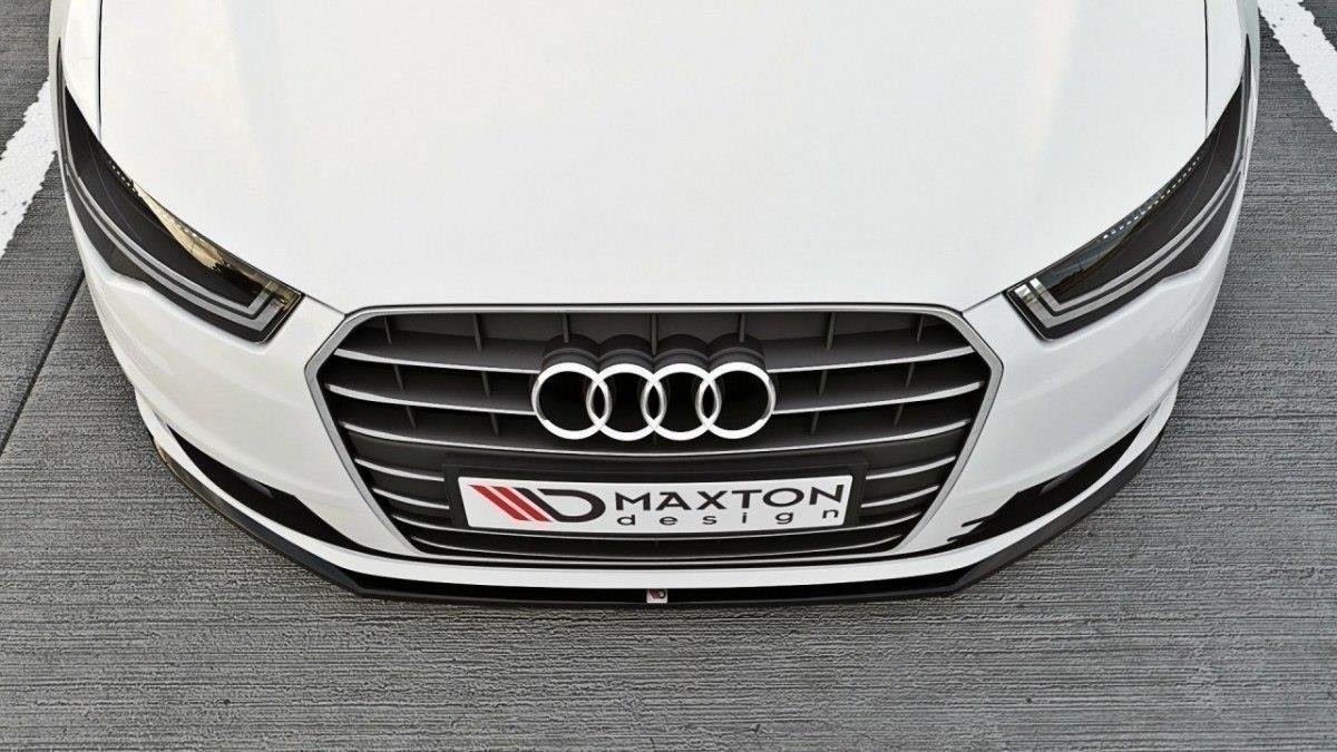 Street+ Spoilerlippe Front Ansatz passend für Audi A6 Ultra C7 FL schwarz Hochglanz