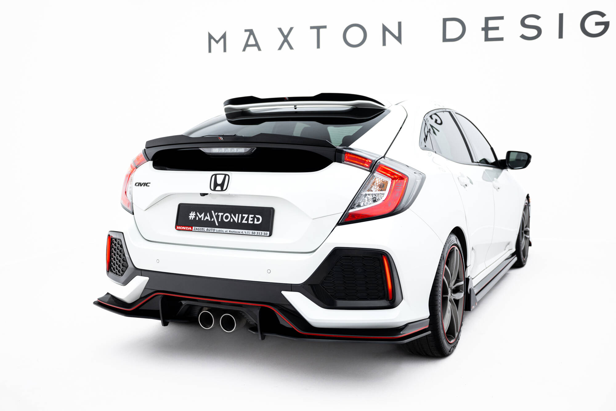 Street Pro Heck Ansatz Flaps passend für Honda Civic Sport Mk 10