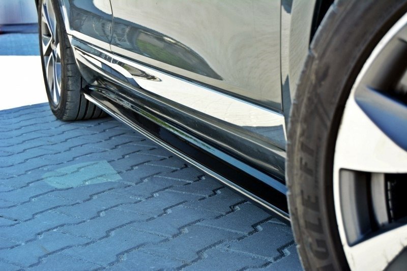 Street+ Seitenschweller Leisten passend für CITROEN DS5 FL PREFACE Carbon Look