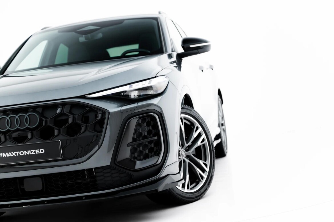 Frontlippe passend für Audi SQ5 / Q5 S-Line Sportback / SUV Mk3 schwarz Hochglanz