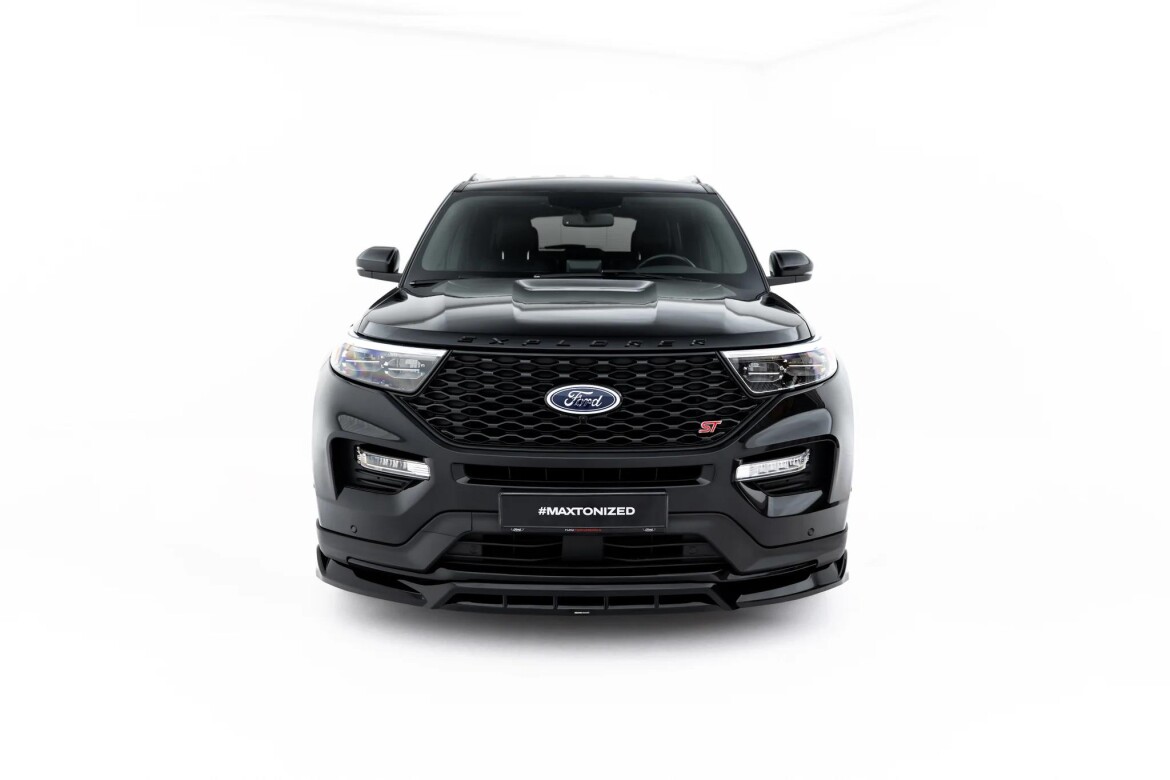 Frontlippe passend für Ford Explorer ST Mk6 schwarz Hochglanz