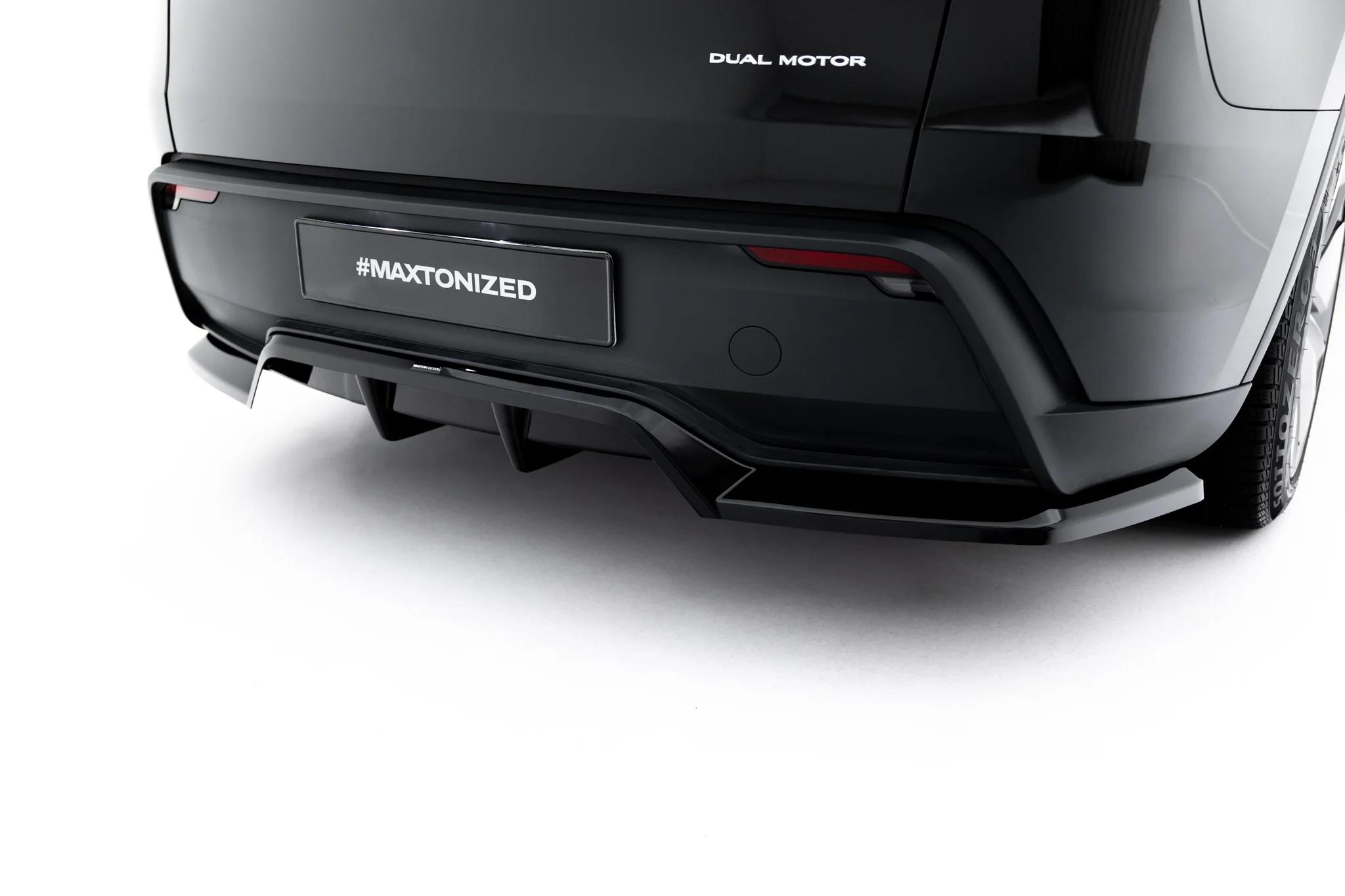 Diffusor Heckansatz passend für Tesla Model Y Premium Mk1 Facelift schwarz Hochglanz