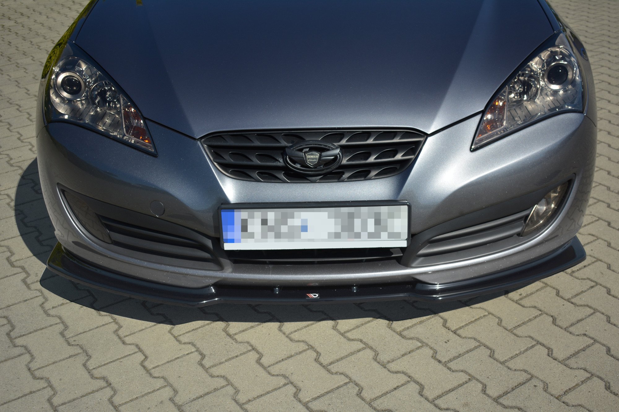 Front Ansatz für HYUNDAI GENESIS COUPÉ MK.1 schwarz Hochglanz
