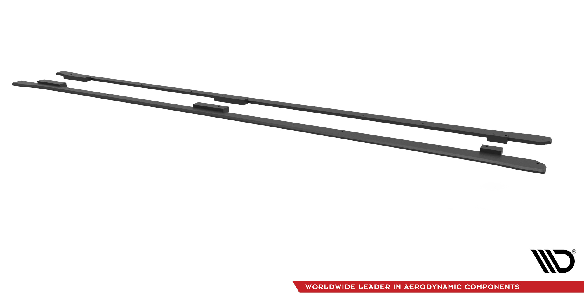Seitenschweller Ansatz Paar passend für CUPRA Leon ST / Hatchback Mk1 / Mk1 FL schwarz matt
